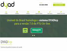 Tablet Screenshot of dyad.com.br